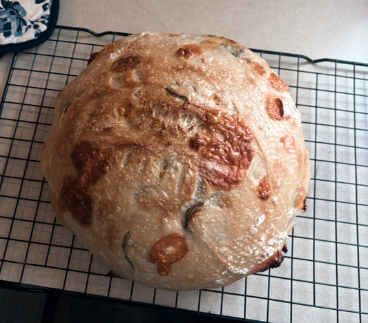 Cheddar Jalapeno Sourdough
