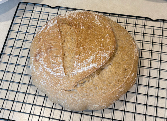 Fresh-Milled Hard White Wheat Sourdough