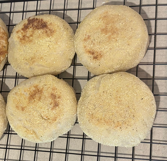 Sourdough English Muffins (half dozen)