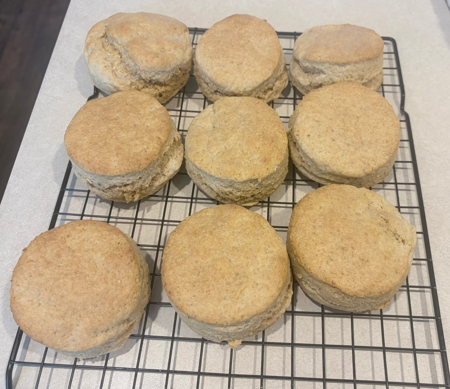 Fresh-Milled Sourdough Biscuits (half dozen)