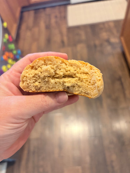 Fresh-Milled Hamburger Buns (half dozen)