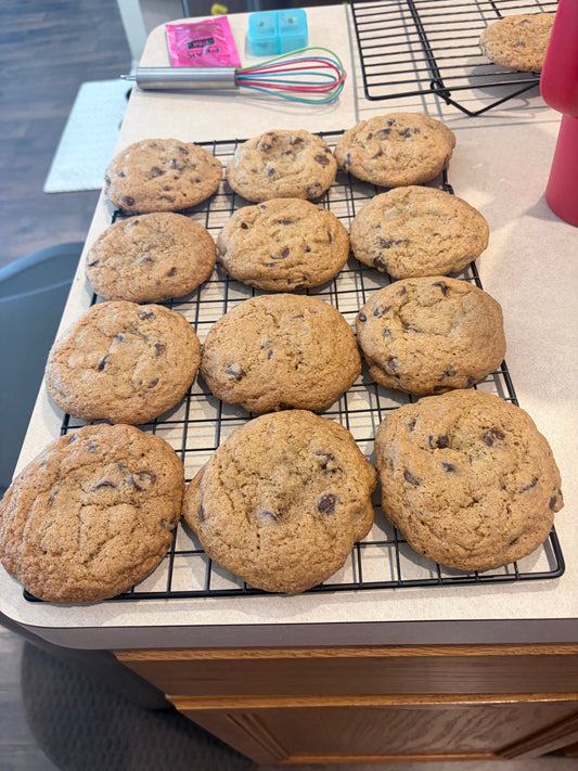 Fresh-Milled Chocolate Chip Cookies (Dozen)